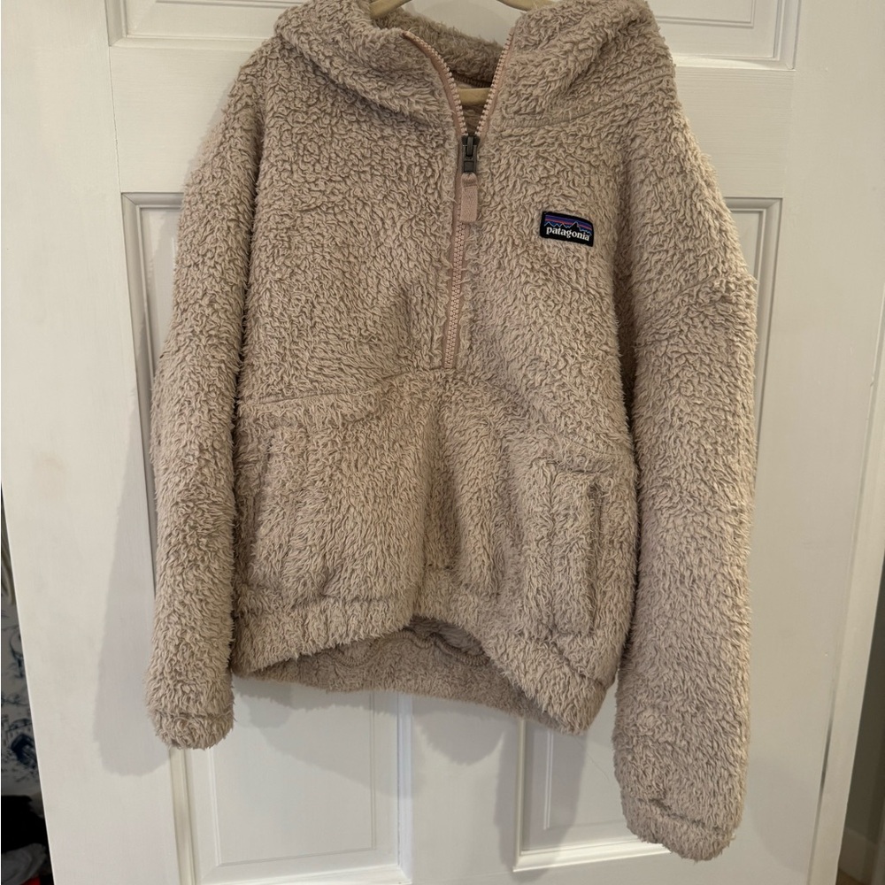Patagonia Kids' Cream Fleece Jacket size small